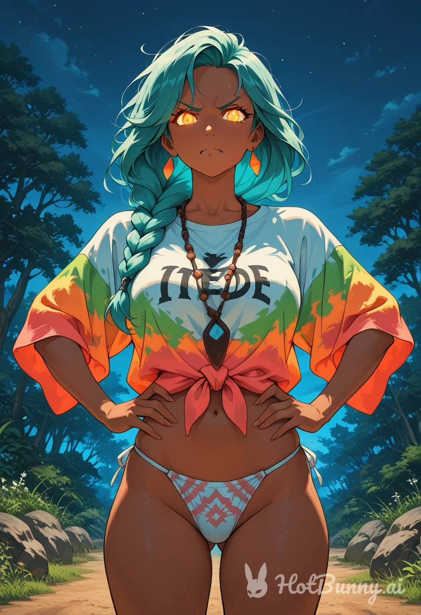 Ebony Swimsuit Ai Hentai