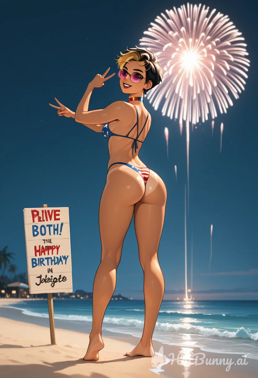Ebony Swimsuit Big Ass Ai Hentai