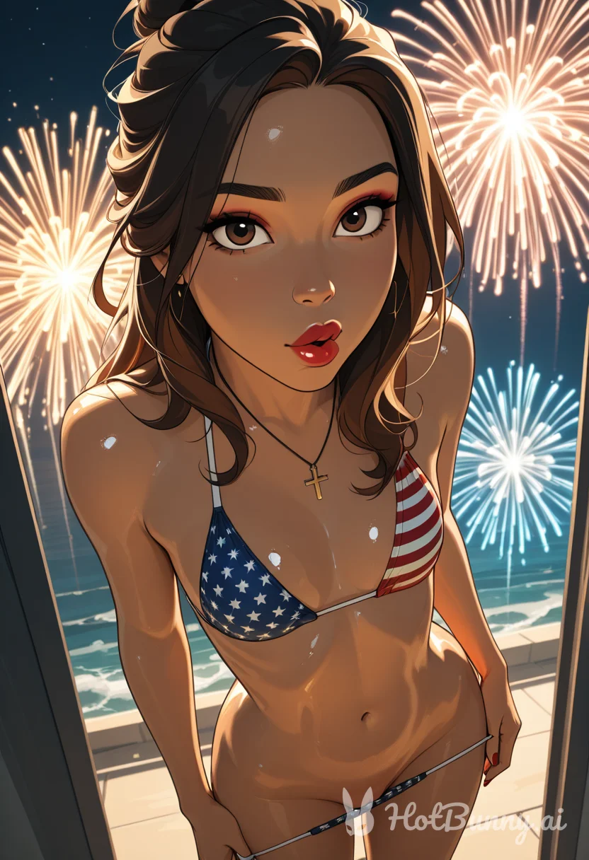 Ebony Swimsuit Ai Hentai
