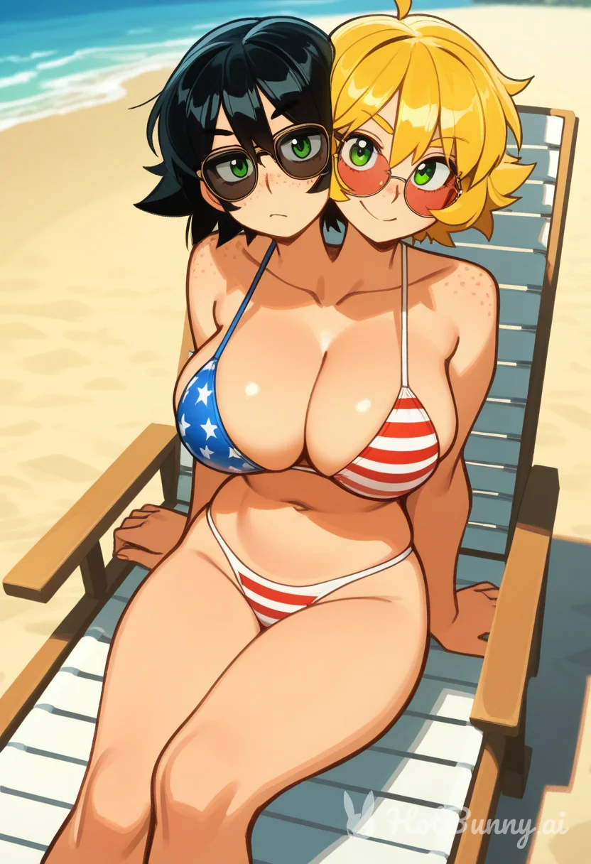 Swimsuit Blonde Ai Hentai