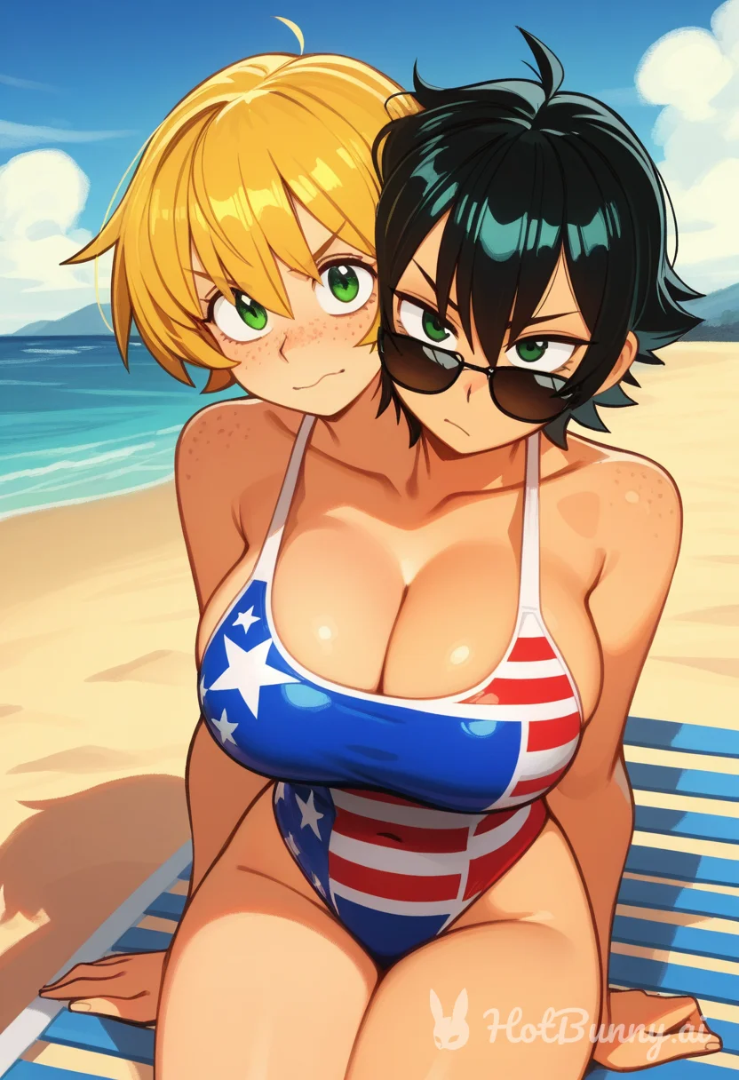 Swimsuit Blonde Ai Hentai
