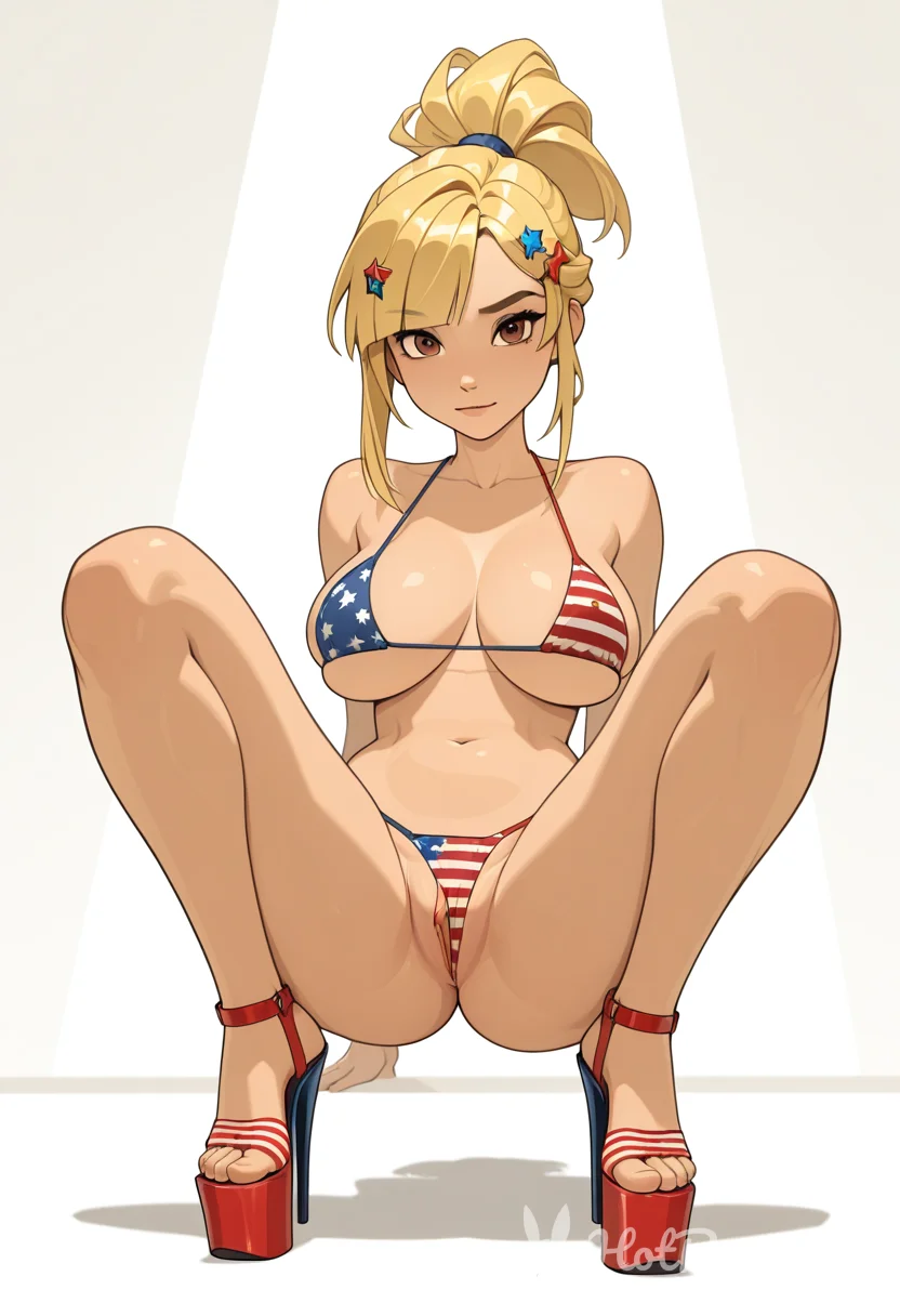 Swimsuit Blonde Ai Hentai