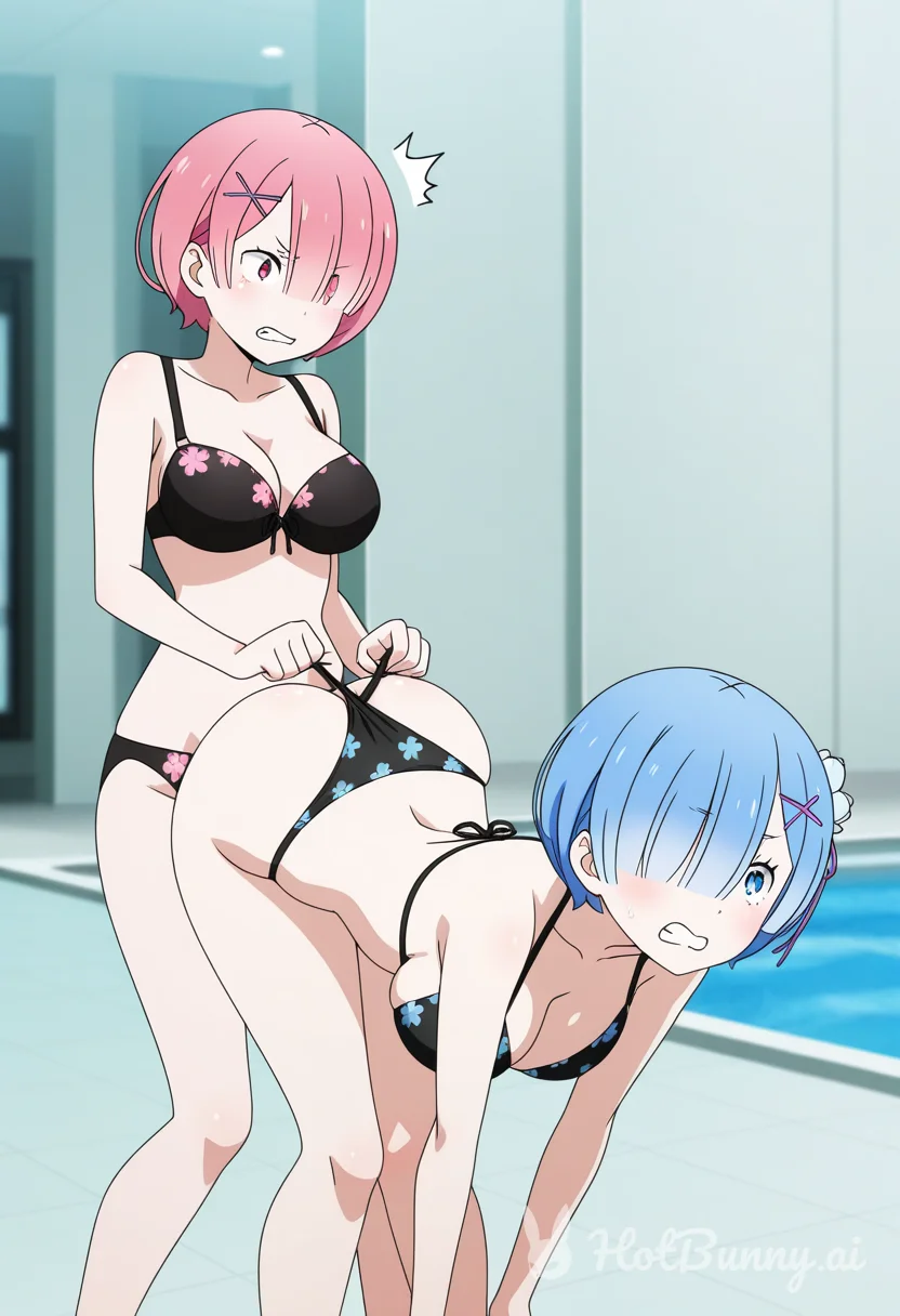 Rem and Ram Lesbian Ai Hentai