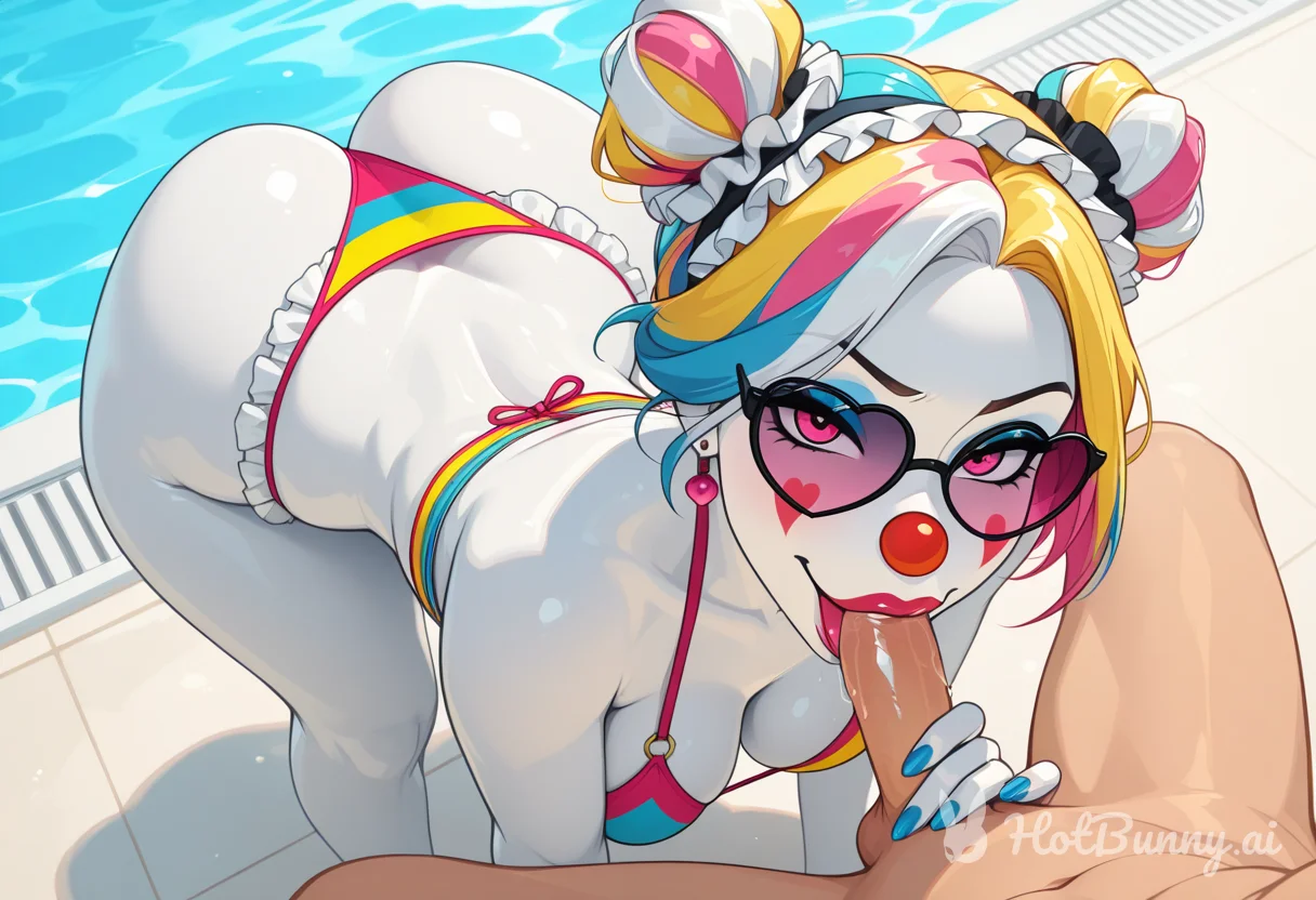 Blowjob Swimsuit Blonde Ai Hentai