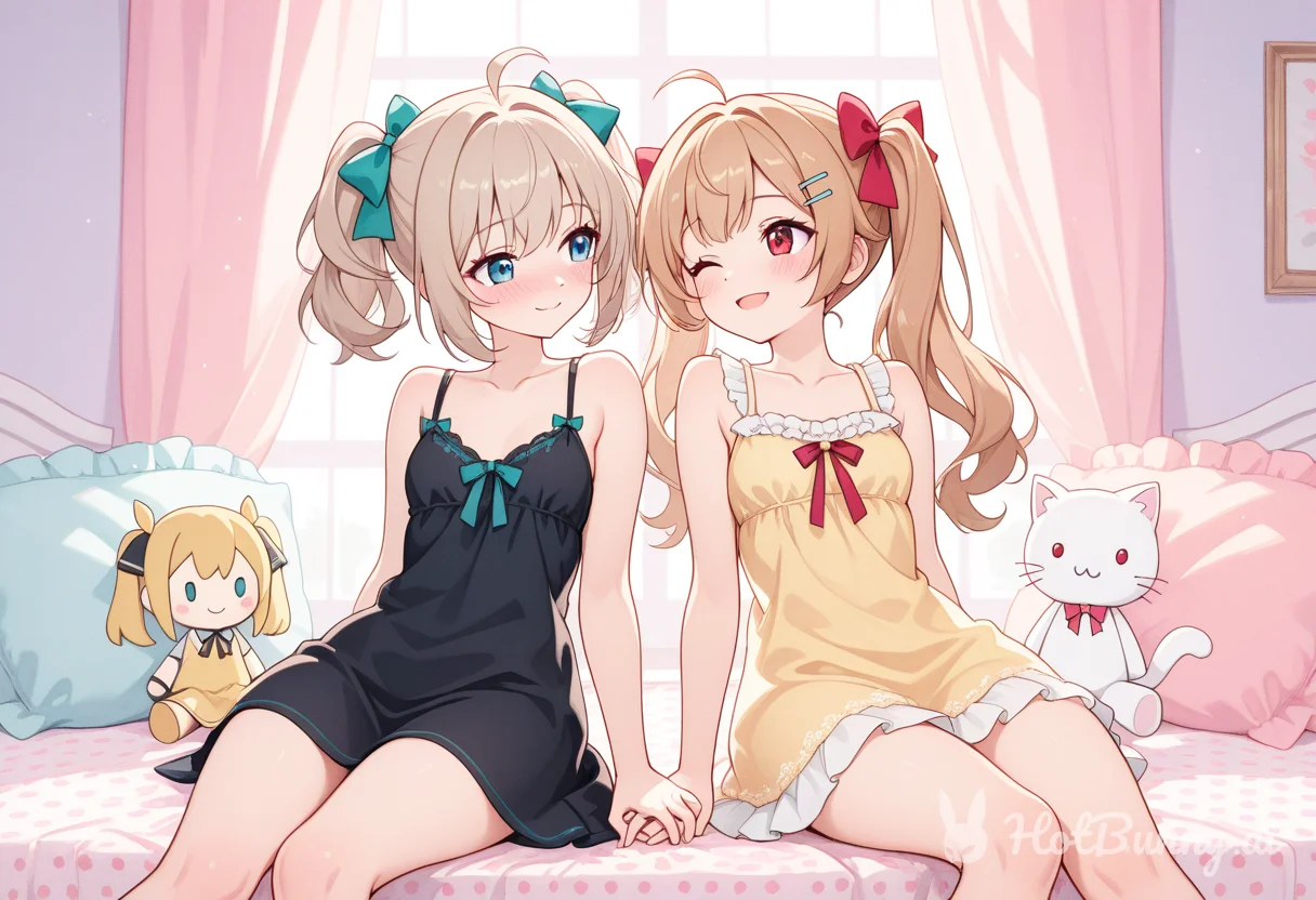 Lesbian Vtuber Blonde Ai Hentai