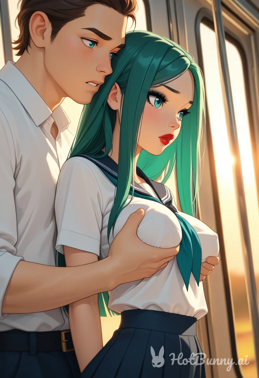 Chikan Schoolgirl Ai Hentai
