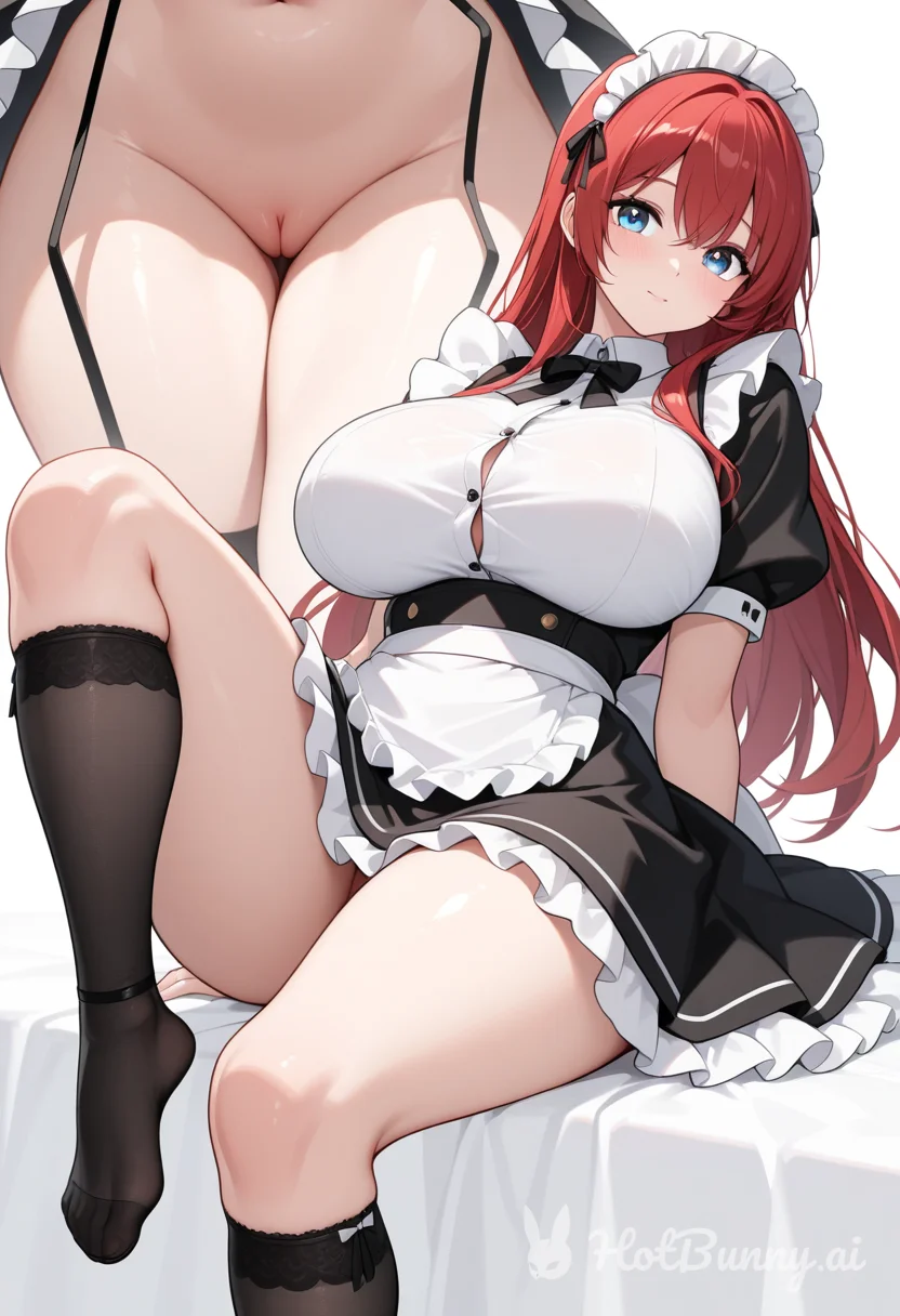 Maid Huge Tits Lingerie Ai Hentai