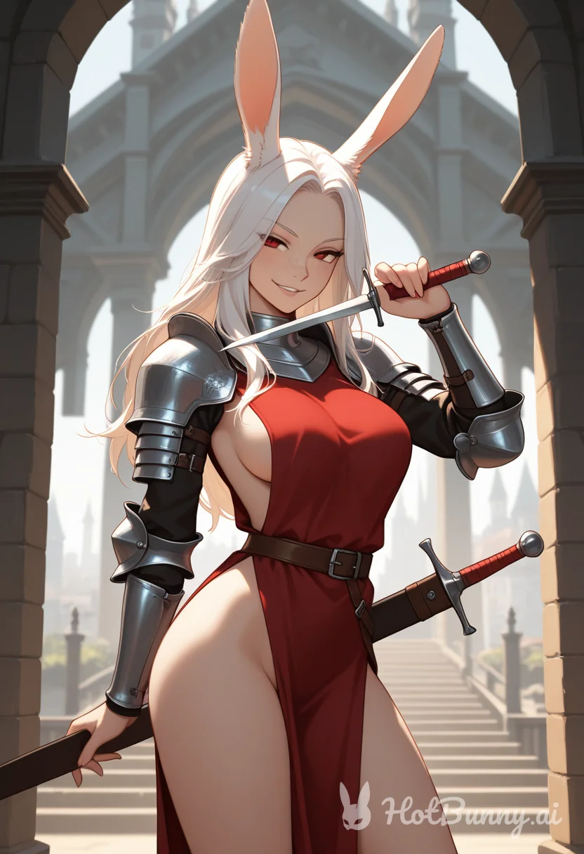 Warrior Of Light from Final Fantasy Bunny Girl Ai Hentai