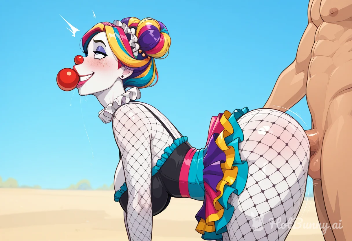Doggystyle Blonde Lingerie Ai Hentai