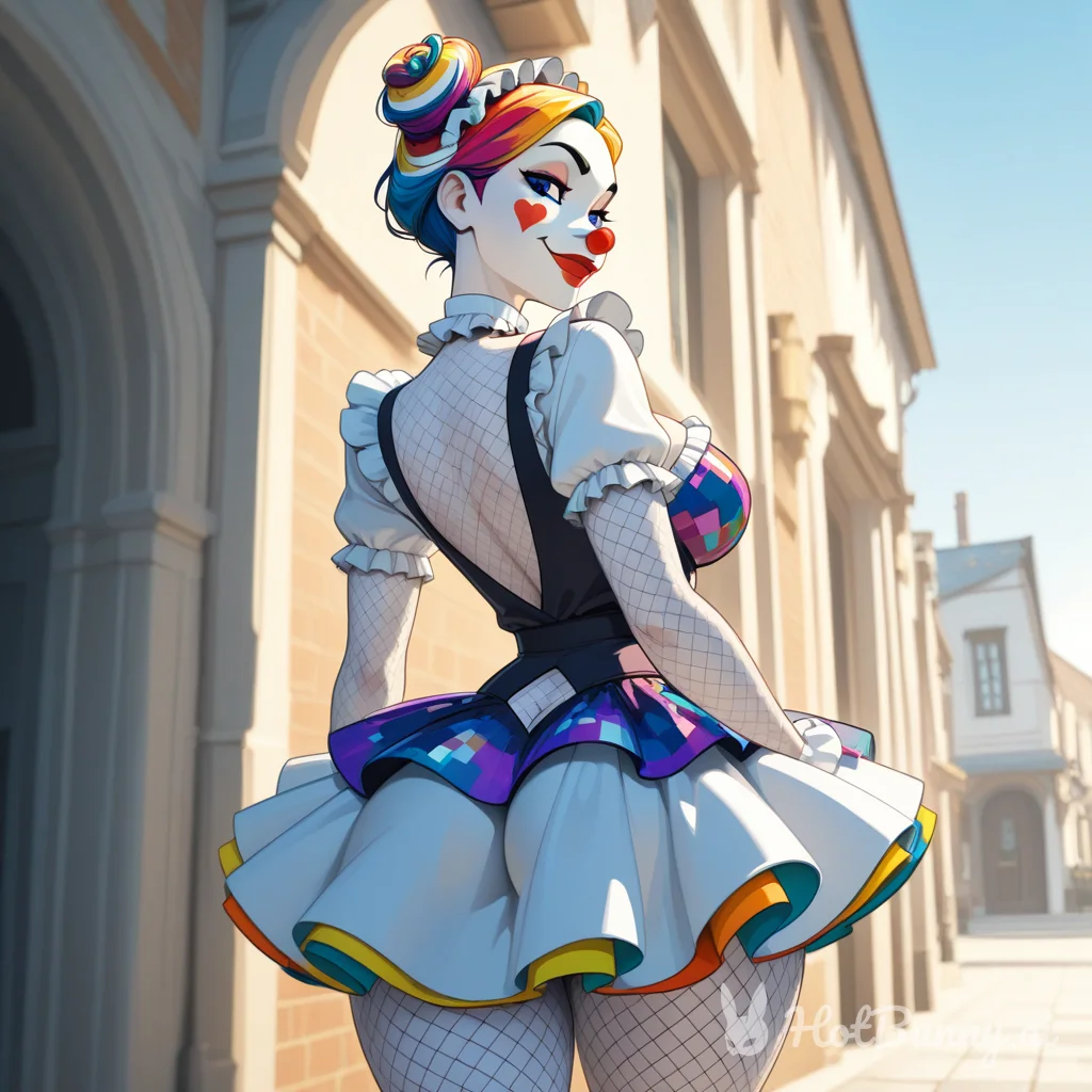 Maid Blonde Lingerie Ai Hentai