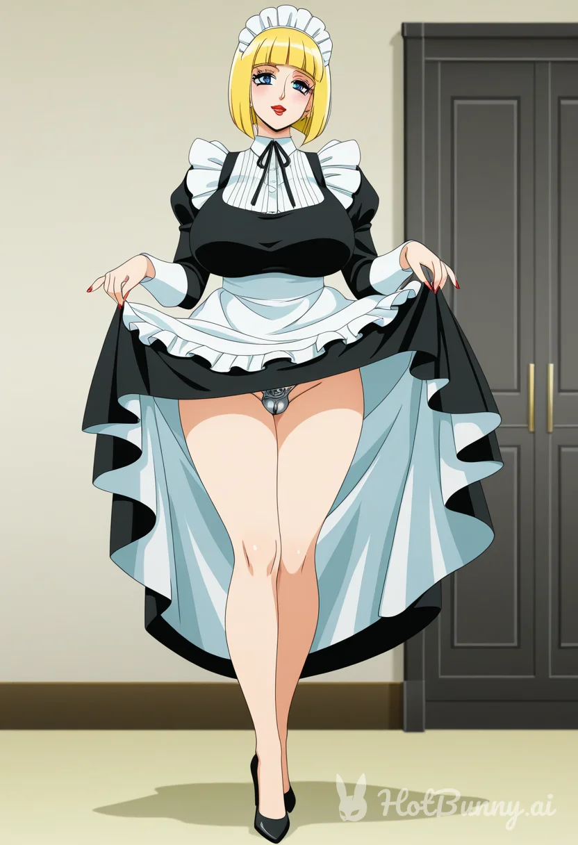 Maid Huge Tits Blonde Ai Hentai