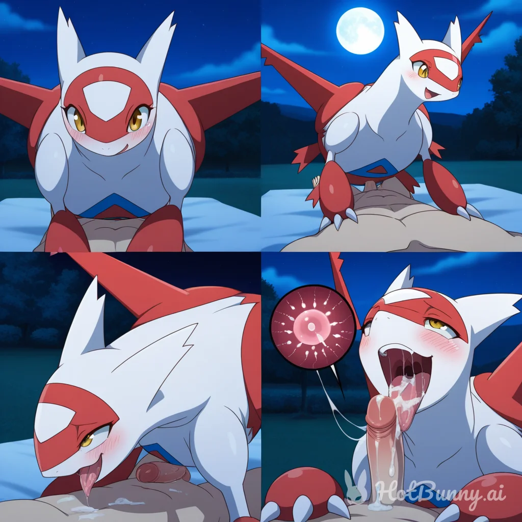 Latias from Pokemon Furry Blowjob Ai Hentai