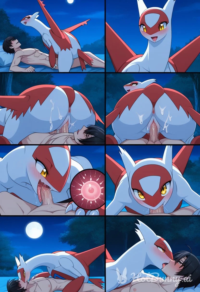 Latias from Pokemon Furry Blowjob Ai Hentai