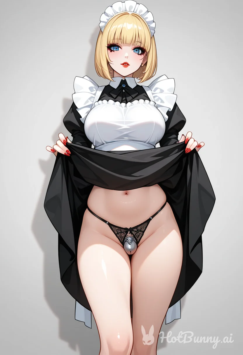 Maid Chubby Blonde Ai Hentai