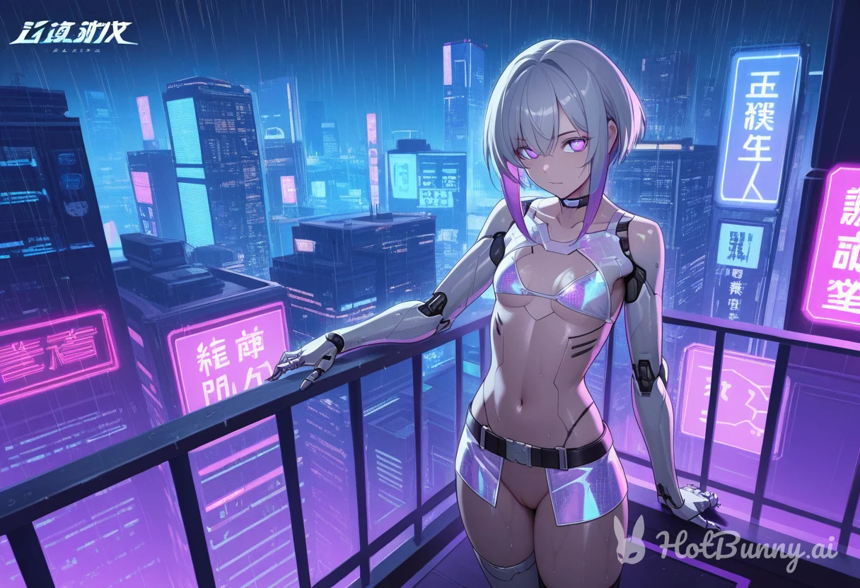 Robot Swimsuit Cyberpunk Ai Hentai