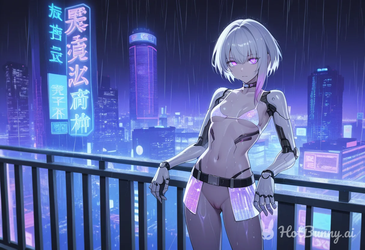 Robot Swimsuit Cyberpunk Ai Hentai