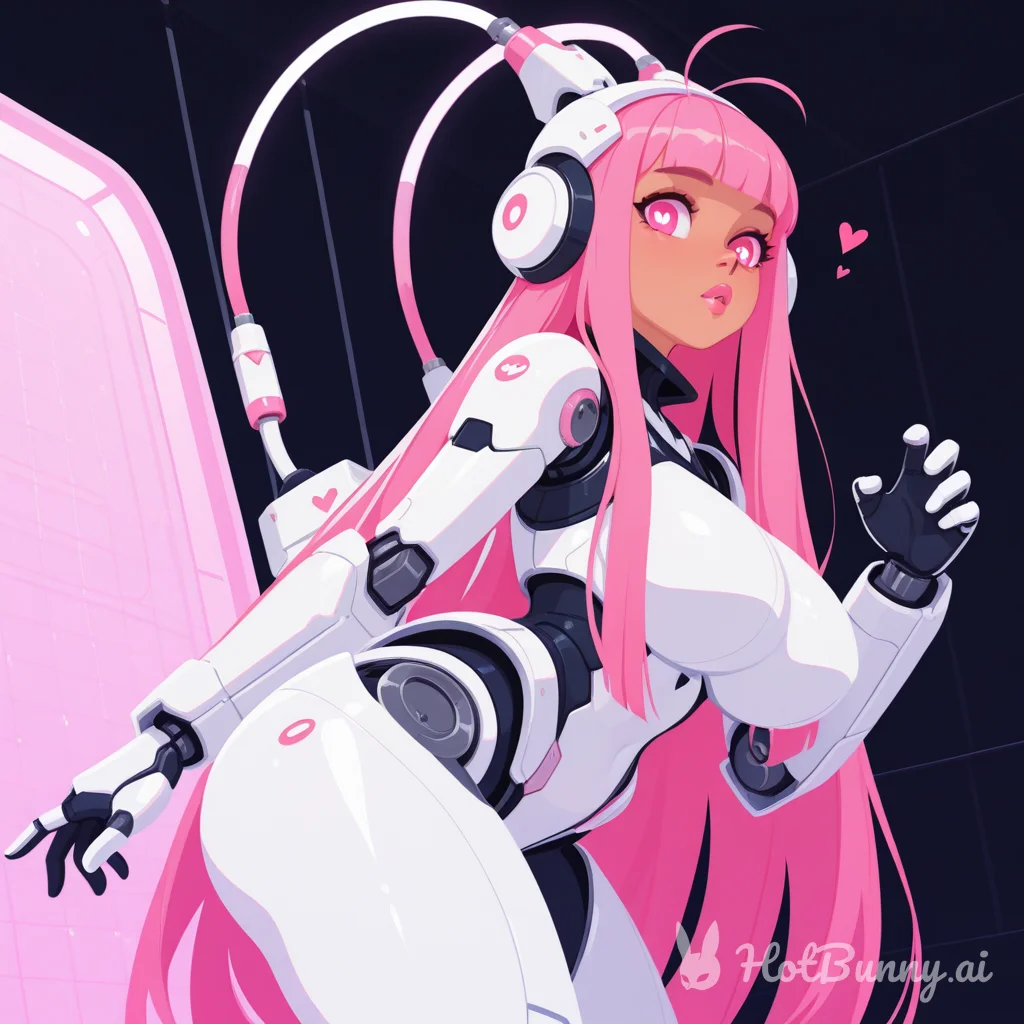 Robot Ebony Pink Lips Ai Hentai