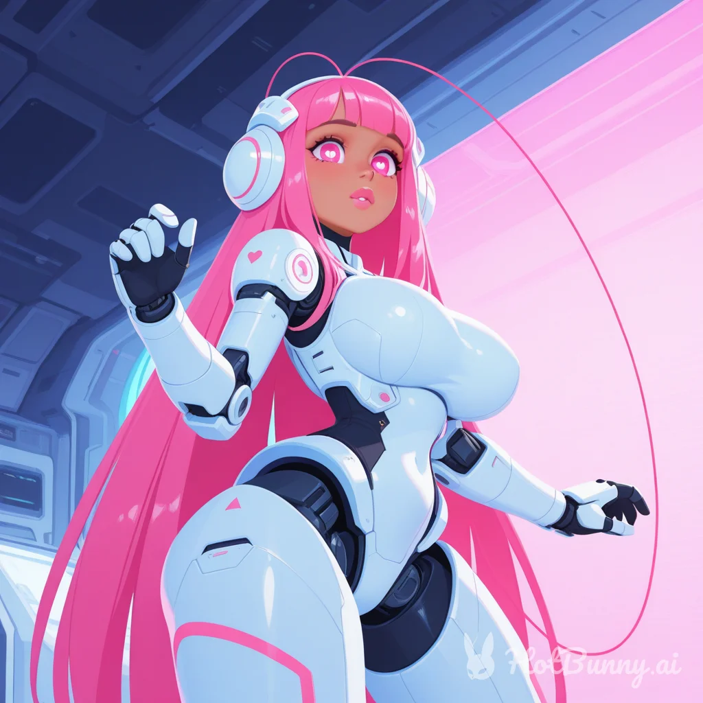 Robot Ebony Pink Lips Ai Hentai