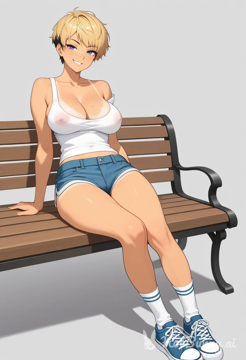 Ebony Blonde Tomboy Ai Hentai