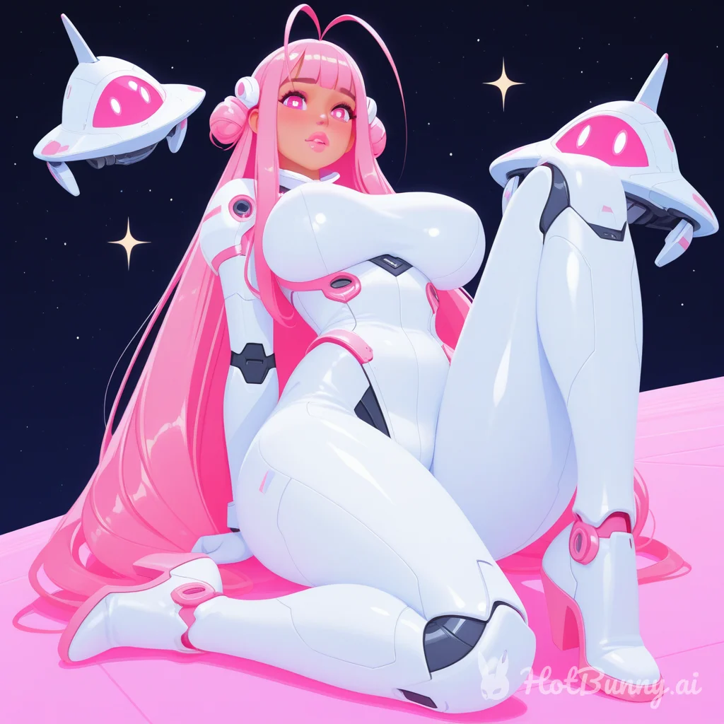 Robot Ebony Pink Lips Ai Hentai