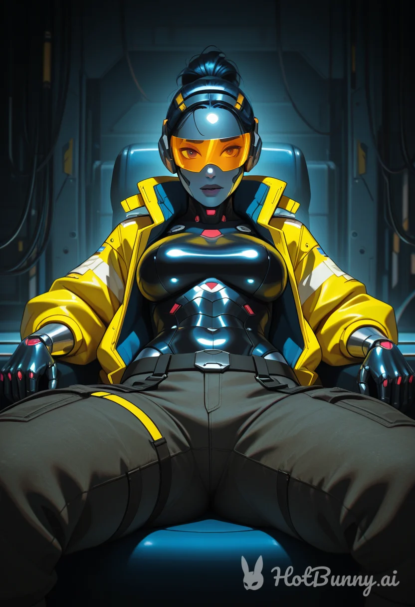 Robot Ebony Cyberpunk Ai Hentai