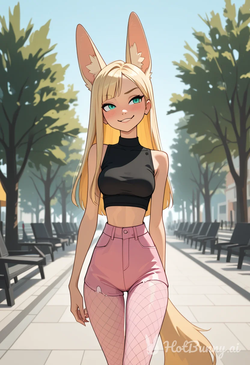 Furry Blonde Lingerie Ai Hentai