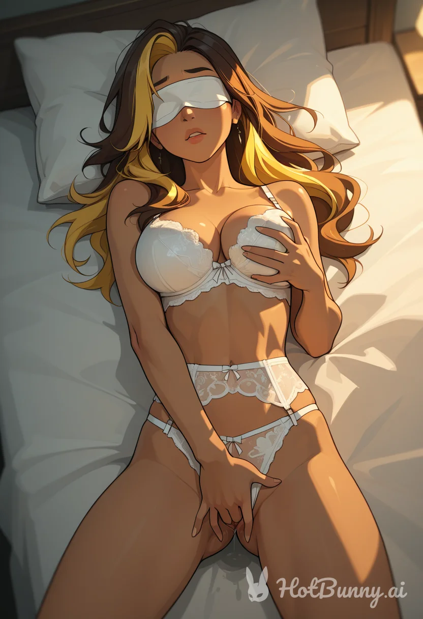 Masturbation Lingerie Ebony Ai Hentai