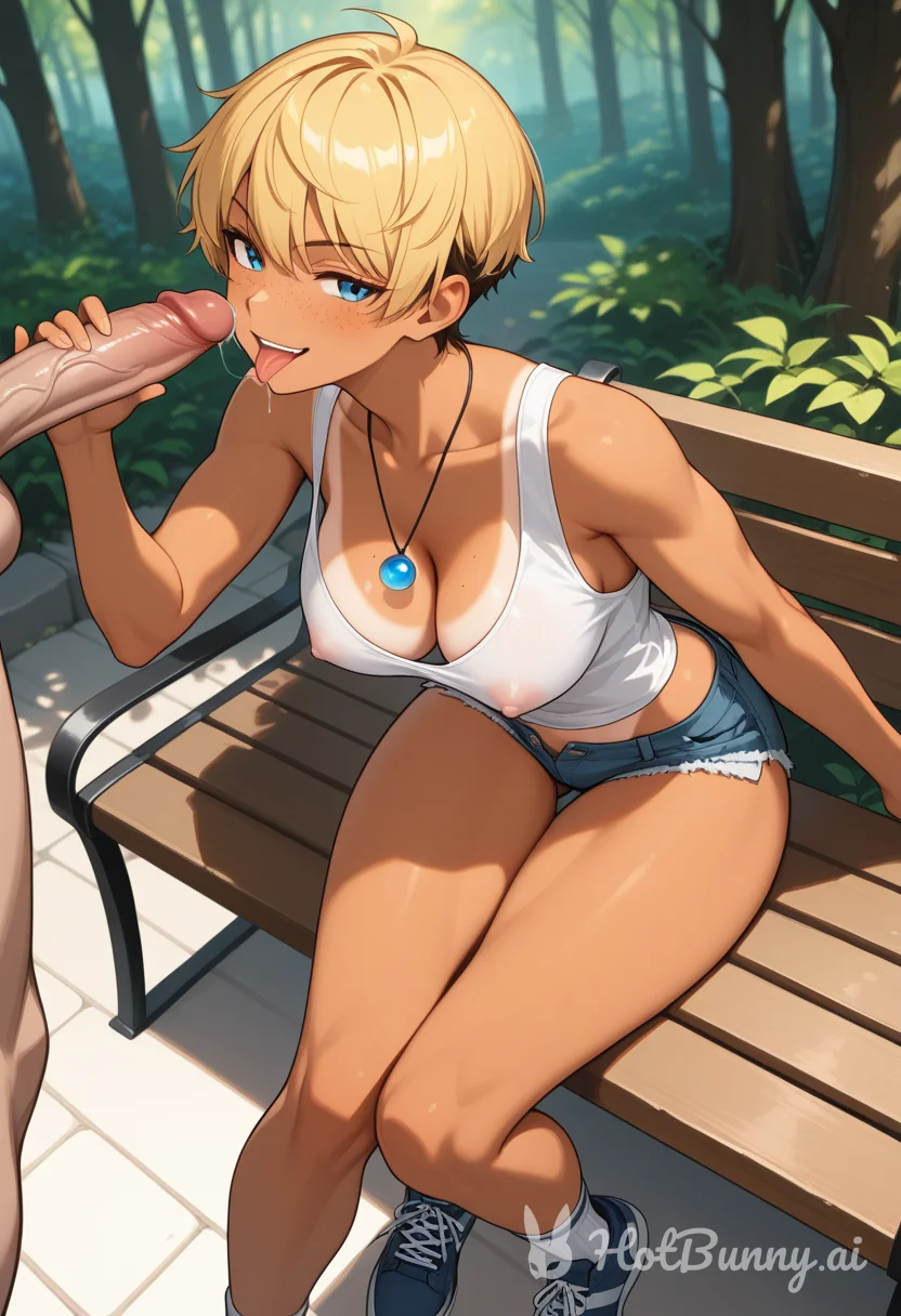 Ebony Blonde Tomboy Ai Hentai
