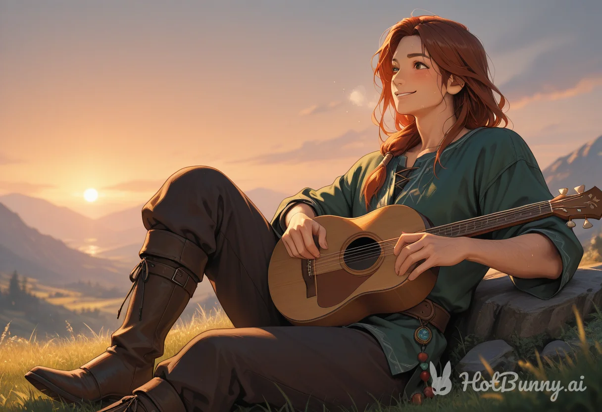 Elias debut with his lute