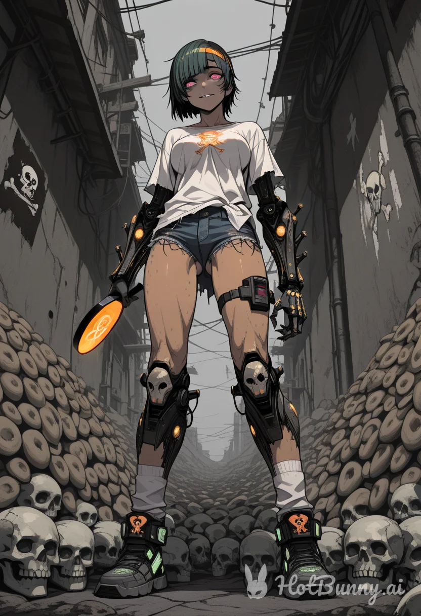 Ebony Muscle Girl Ai Hentai
