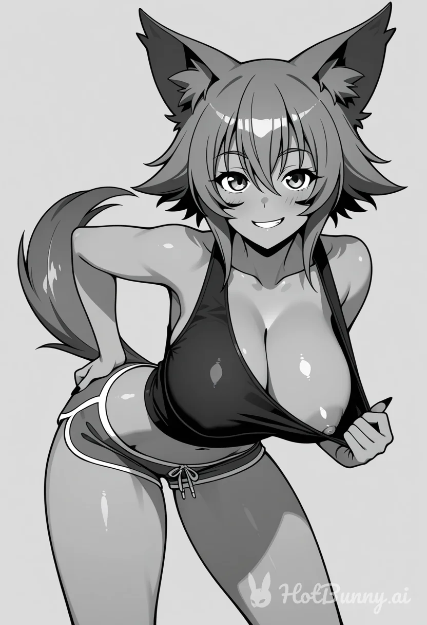Wolf Girl Ebony Ai Hentai
