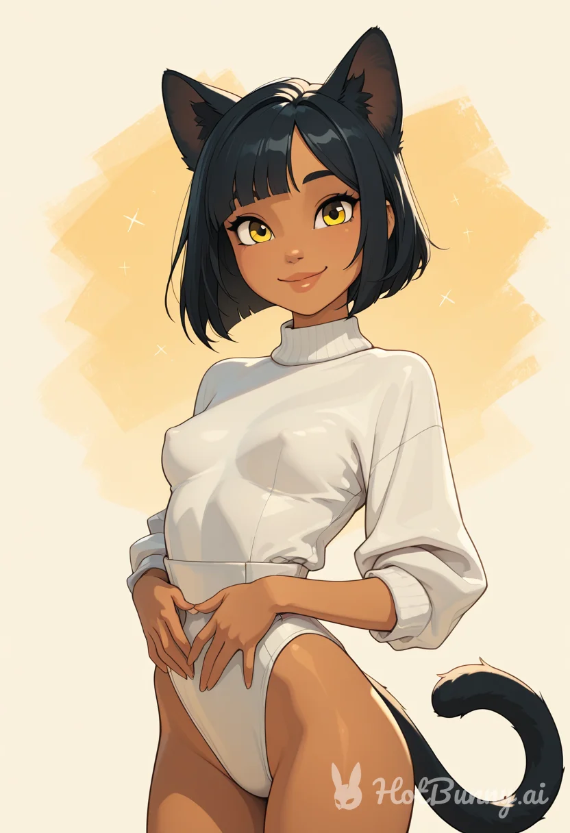 Cat Girl Ebony Ai Hentai
