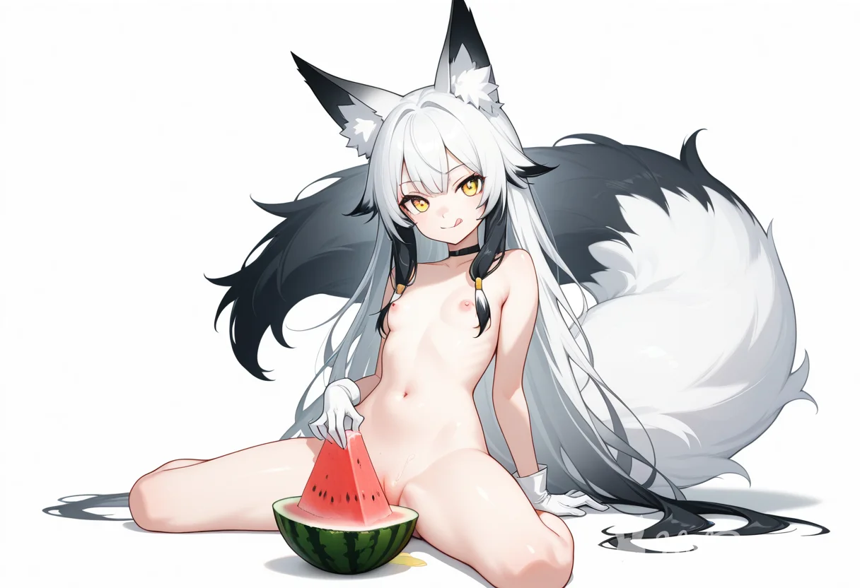 Fox Girl Licking Lips Ai Hentai