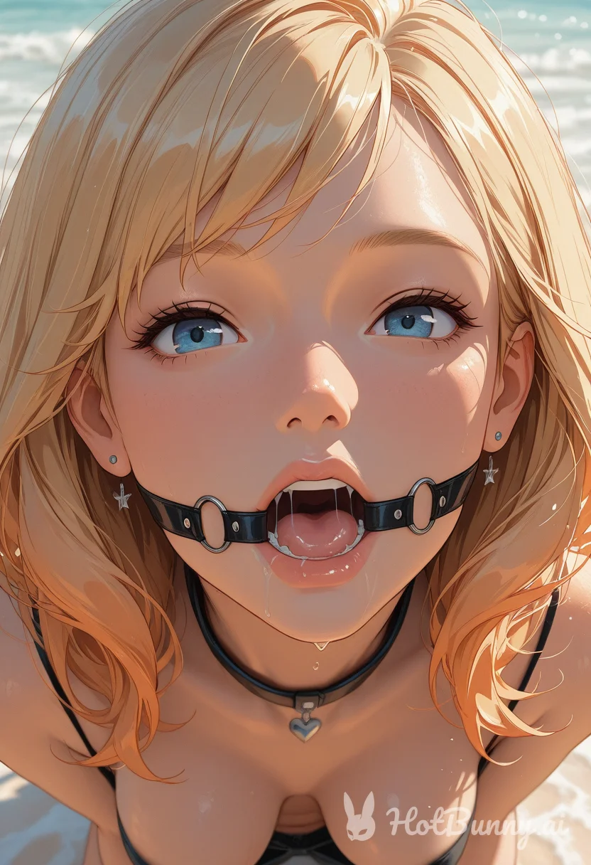 Bondage Swimsuit Blonde Ai Hentai