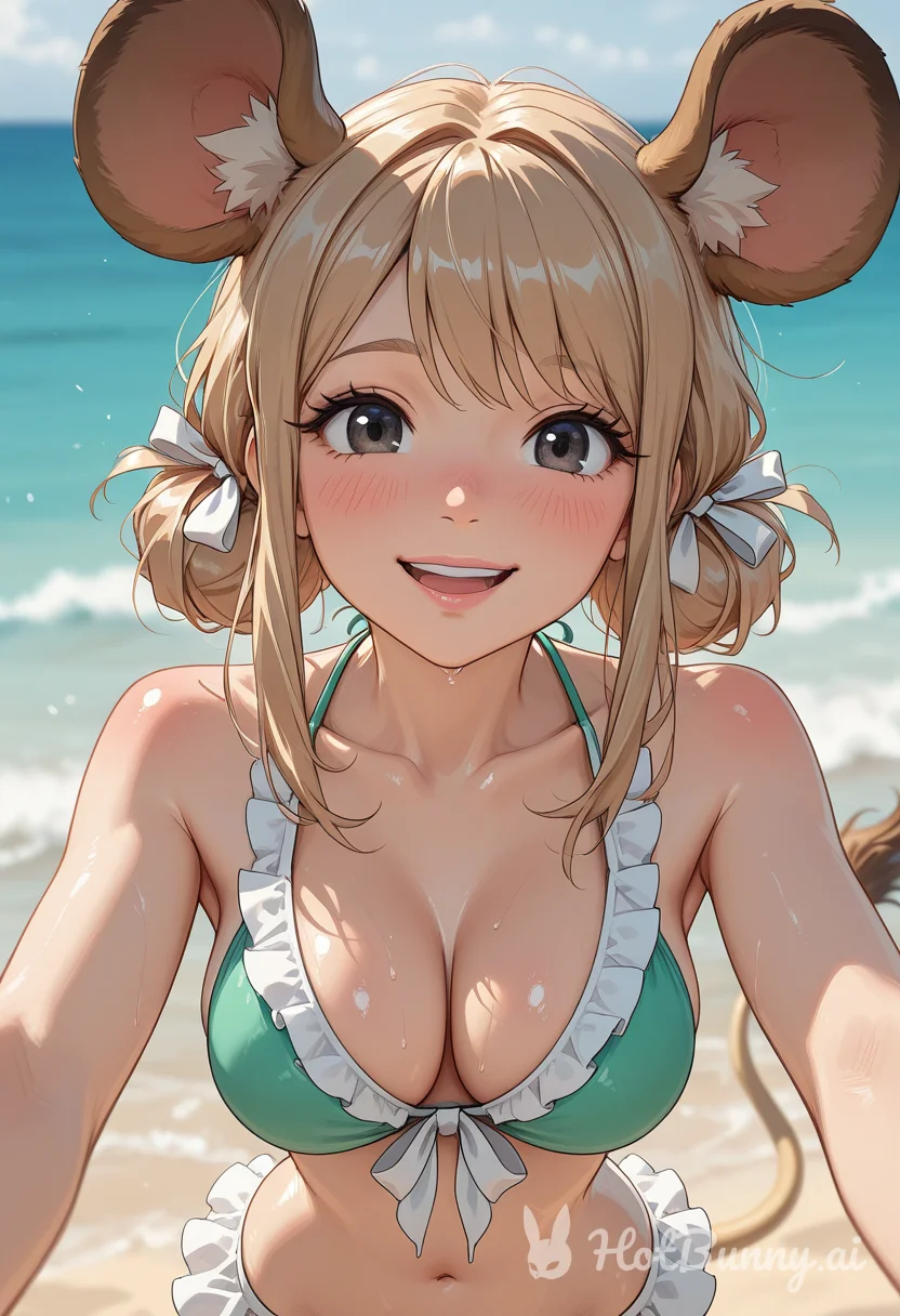 Swimsuit Blonde Ai Hentai