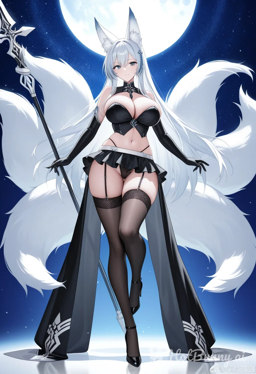 Shinano from Azur Lane Fox Girl Ai Hentai