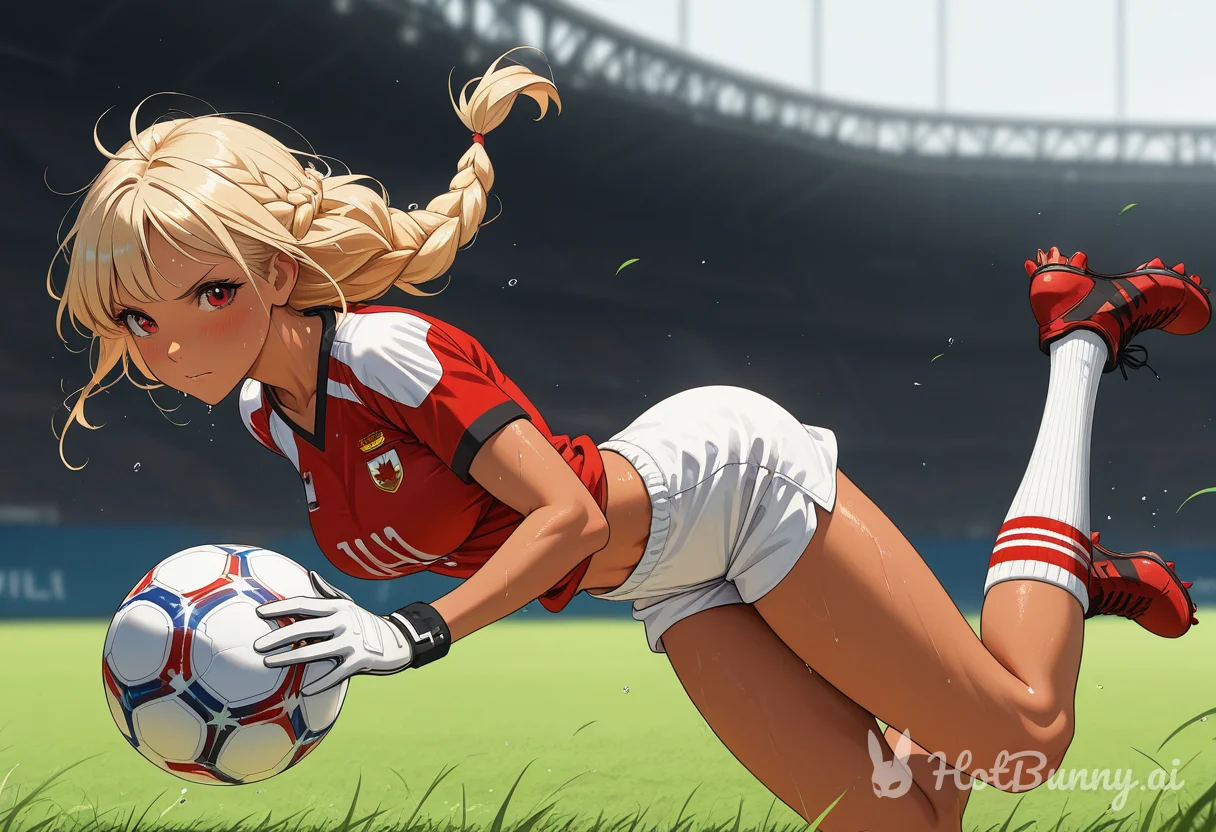 Ebony Vtuber Blonde Ai Hentai