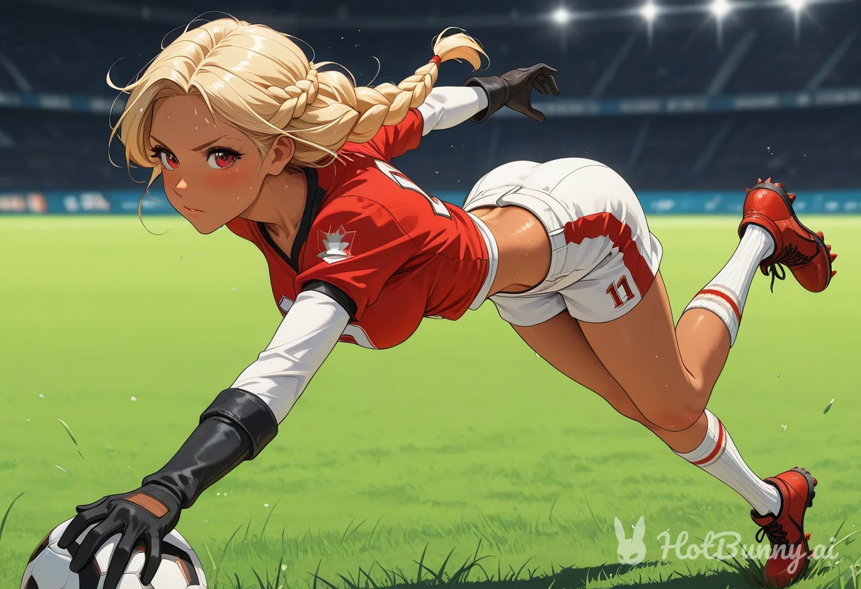 Ebony Blonde Ai Hentai