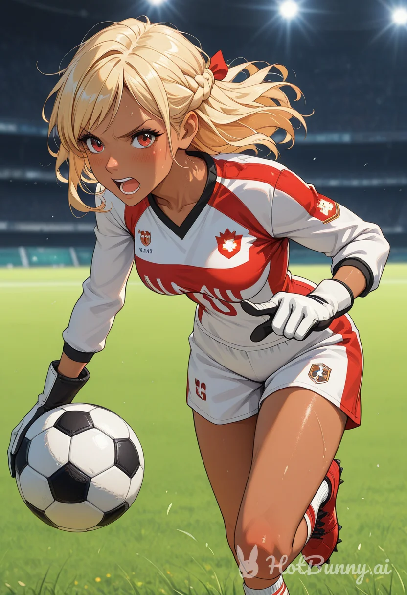 Ebony Blonde Ai Hentai