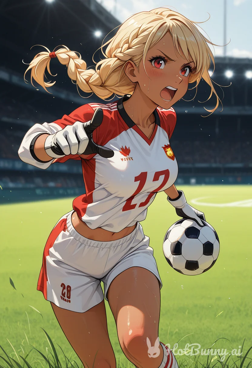 Ebony Blonde Ai Hentai