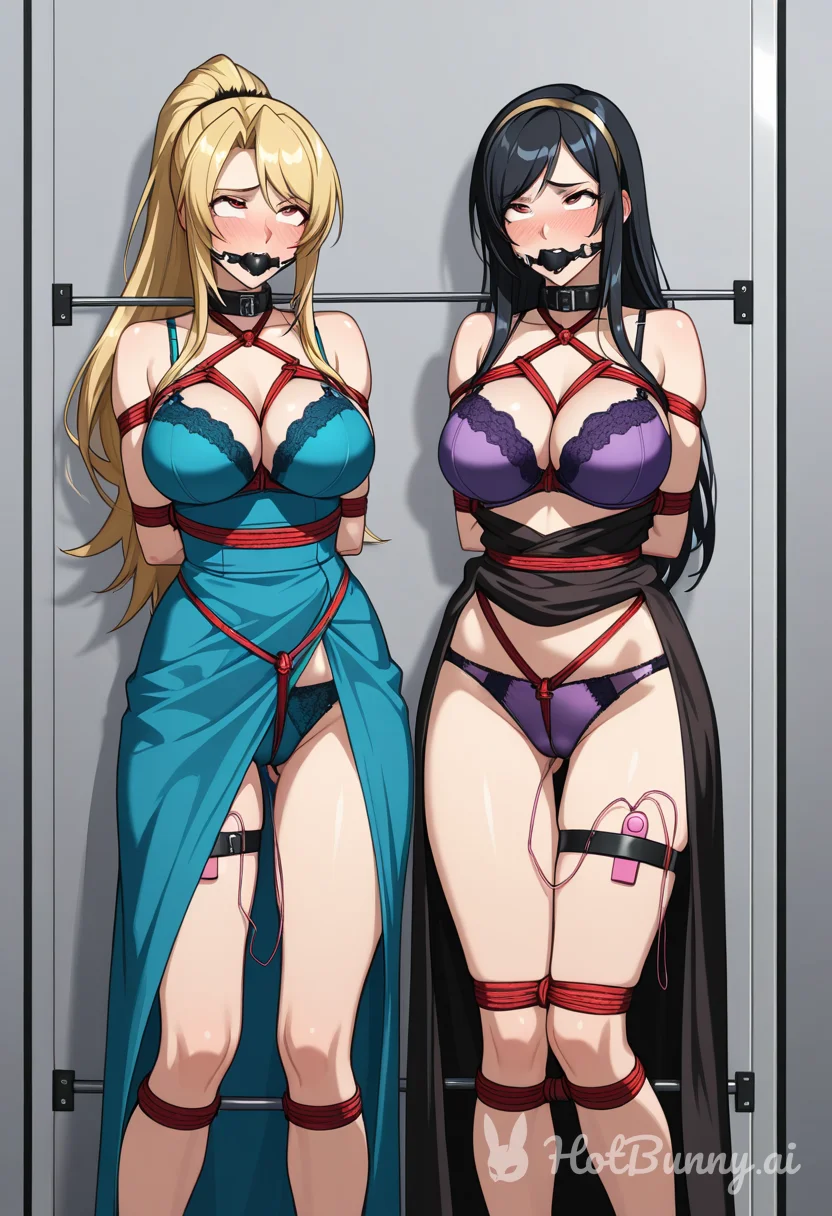 Bondage Blonde Lingerie Ai Hentai