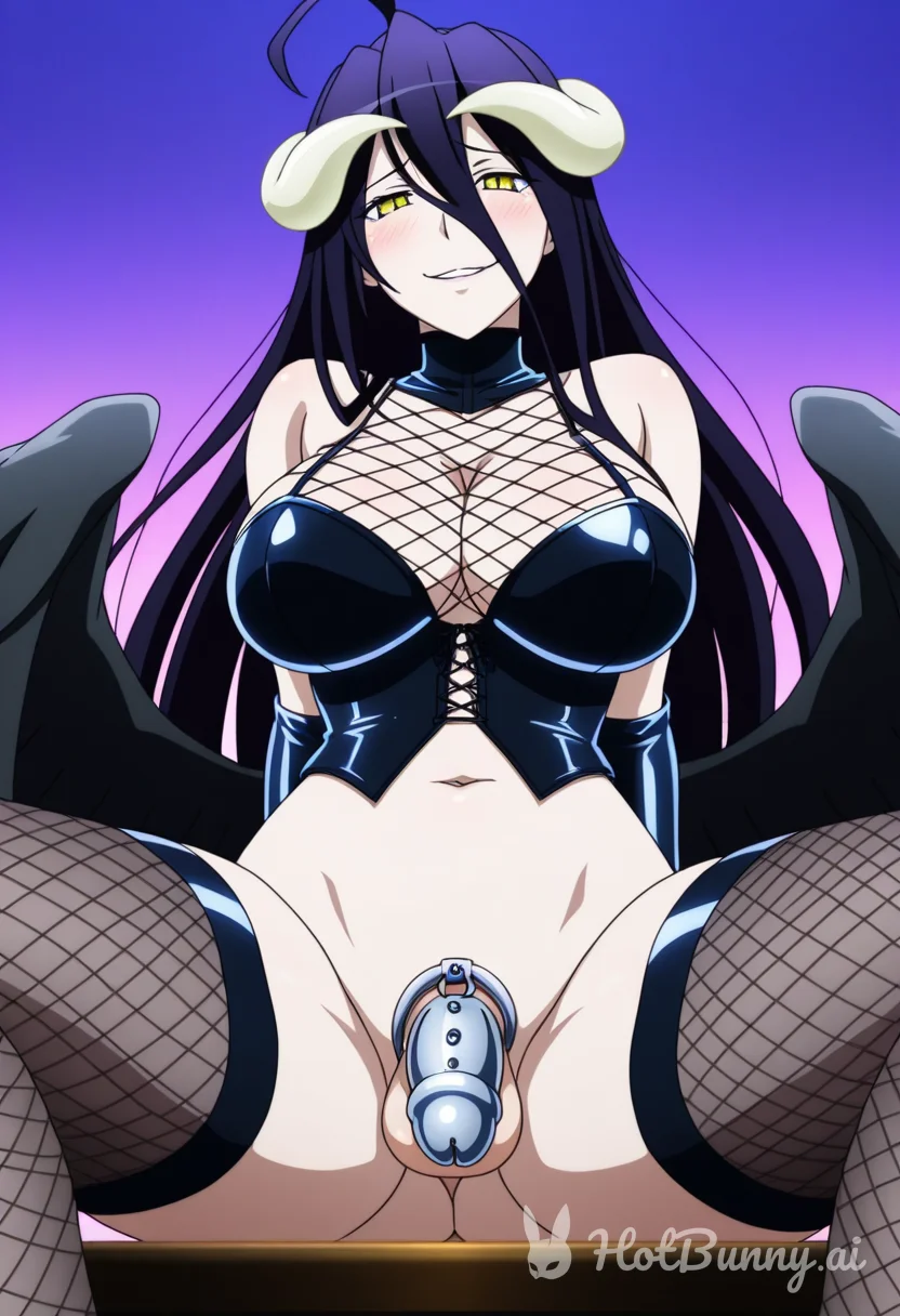 Caged futa Albedo