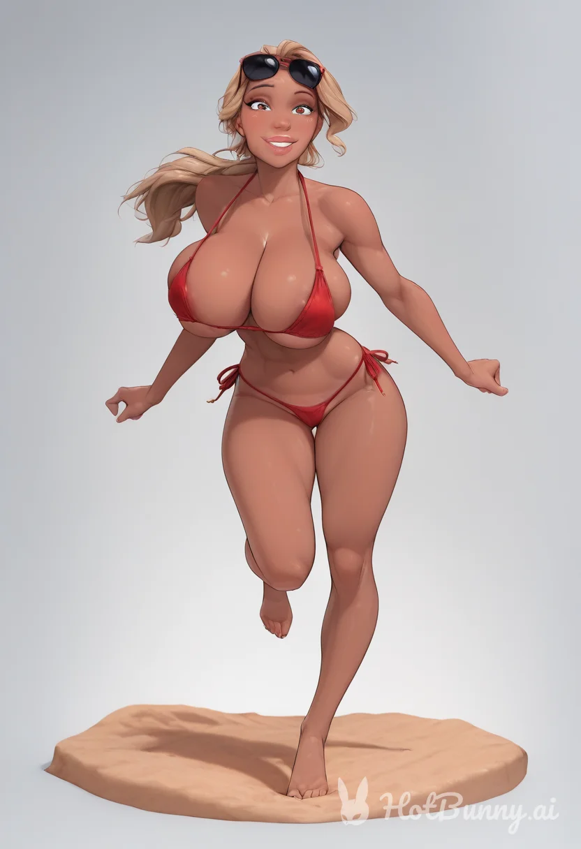 Ebony Swimsuit Huge Tits Ai Hentai