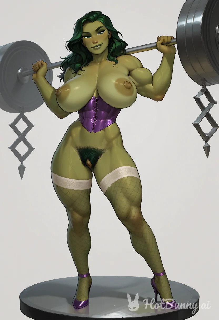 Orc Muscle Girl Lingerie Ai Hentai