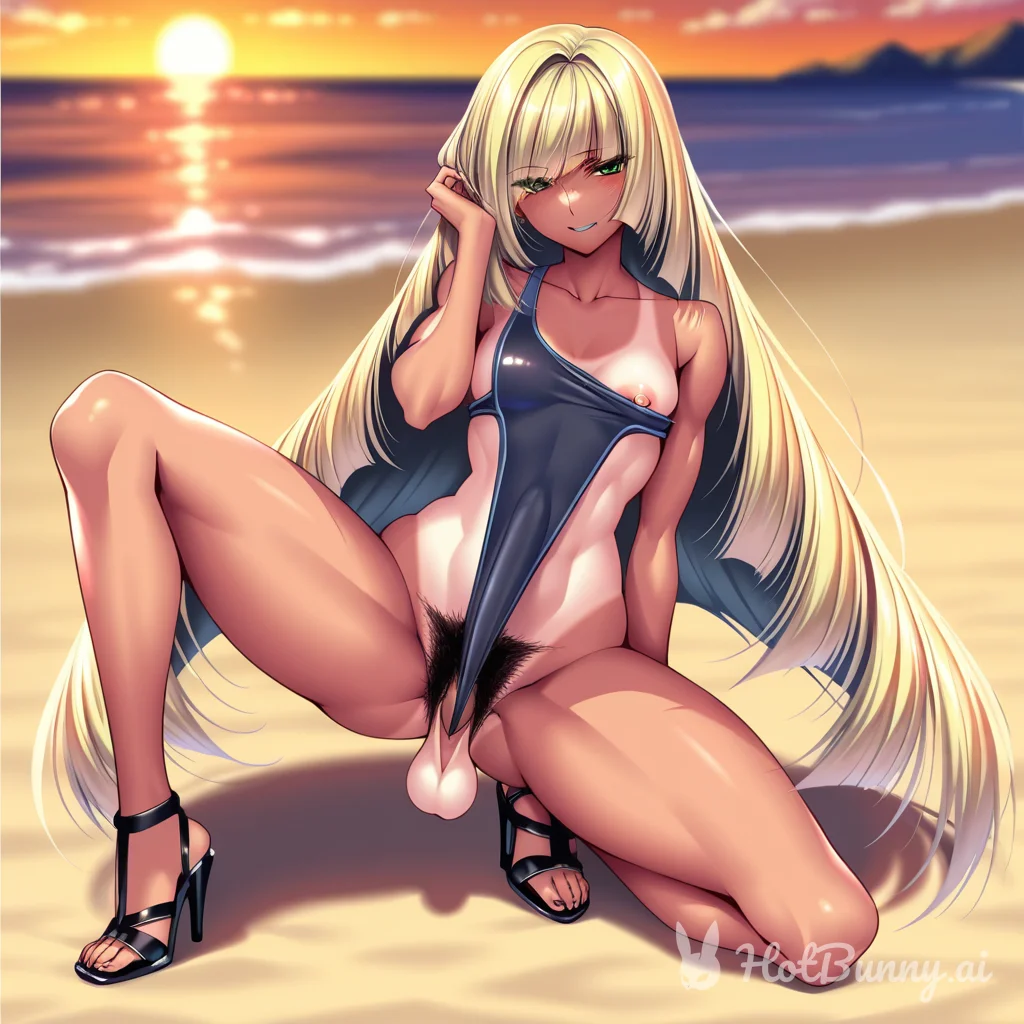 Lusamine from Pokemon Futanari Ai Hentai