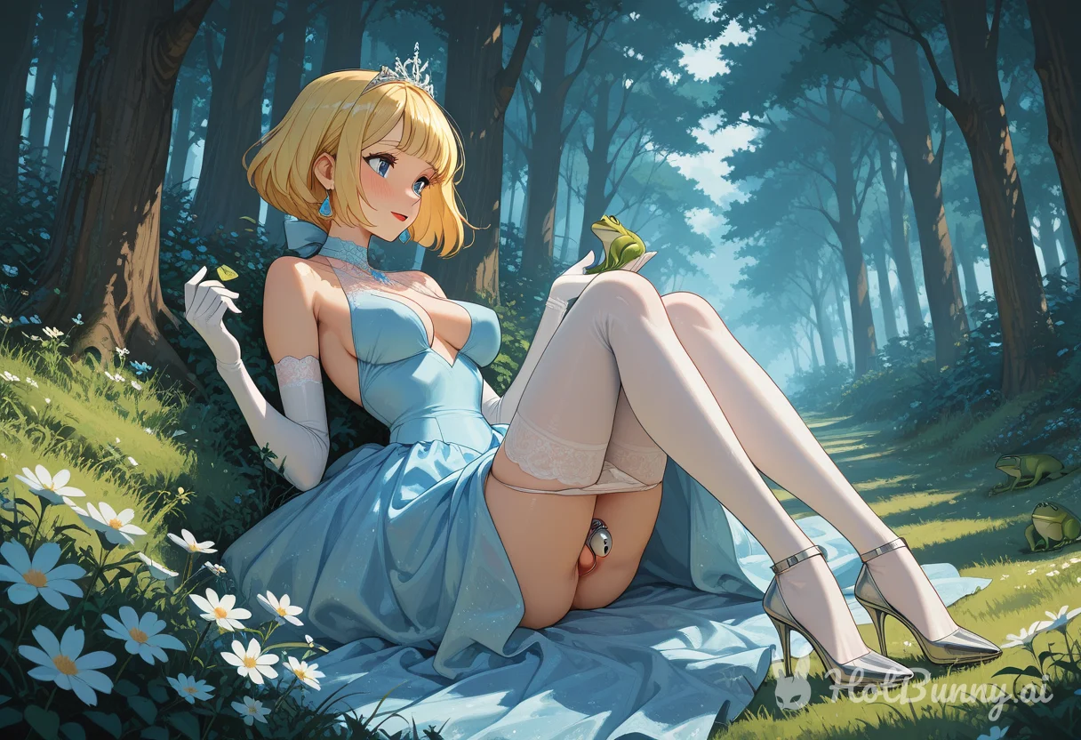 Masturbation Blonde Ai Hentai