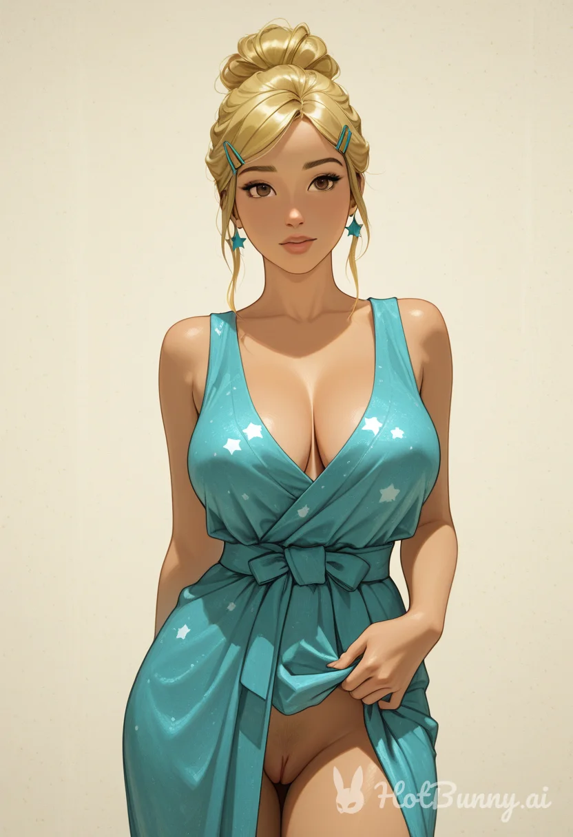 Ebony Blonde Ai Hentai