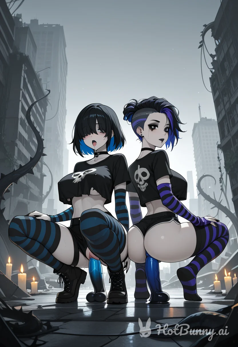 Masturbation Goth Ai Hentai