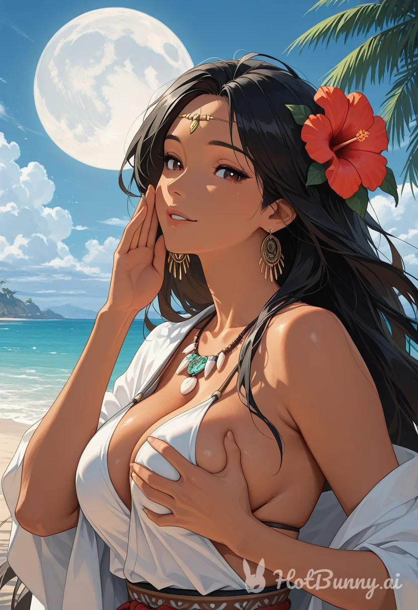 Ebony Swimsuit Ai Hentai