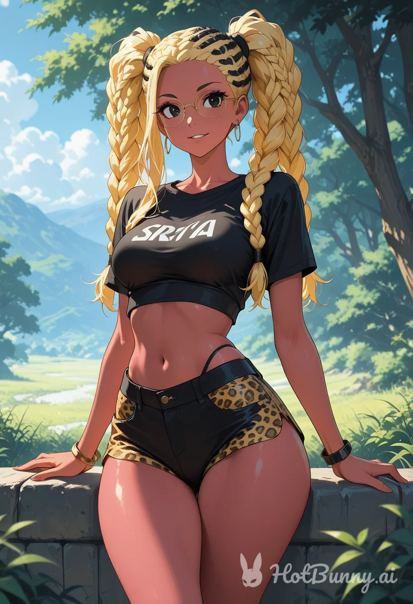 Ebony Blonde Lingerie Ai Hentai